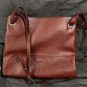 Matt & Nat Large Burgundy Purse